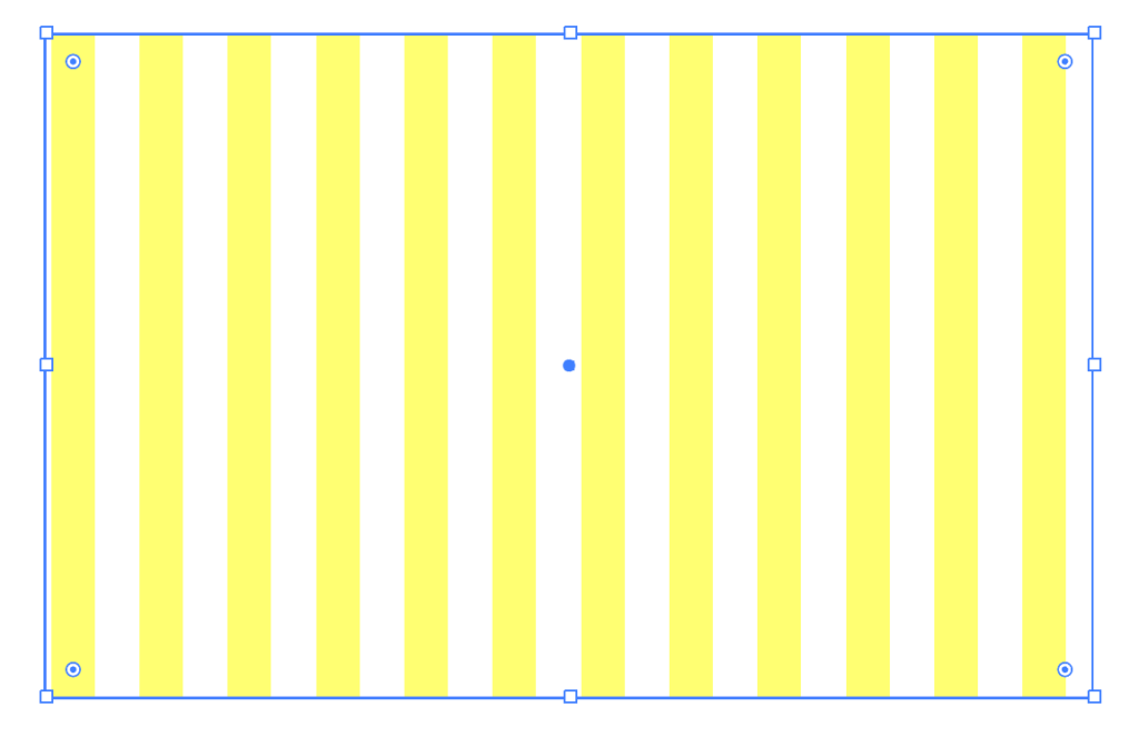 ストライプパターンを適用した長方形