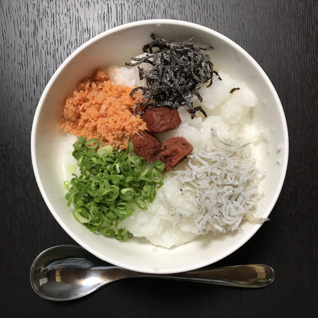 おかゆ断食4日目の昼食