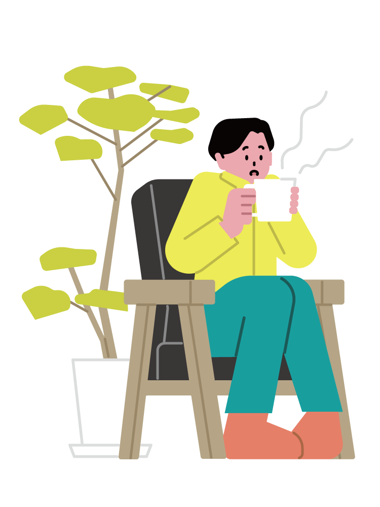 Illustratorで制作した人物のイラスト