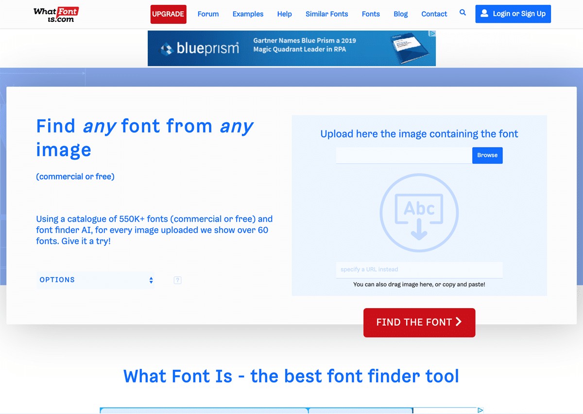 What Font is.com